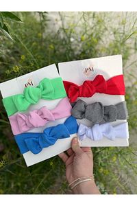 Kız Bebek Ribana Bandana Set 6lı ürün fotoğrafı