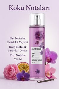 Body Mist | Bombshell | Midnight Wishes | Kadın | Işıltılı | Nemlendirici | Saç Parfümü | 250 ml ürün fotoğrafı