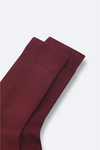 Erkek Bordo Düz Bambu Soket Çorap B008505 ürün fotoğrafı