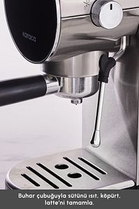 Coffee Art 1361 Inox Dijital 20 Bar Öğütülmüş Espresso Cappuccino ve Kapsül Kahve Makinesi ürün fotoğrafı