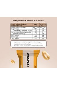 Fıstık Ezmeli Çikolata Parçalı Vegan Protein Bar 40g X 12 Adet ürün fotoğrafı