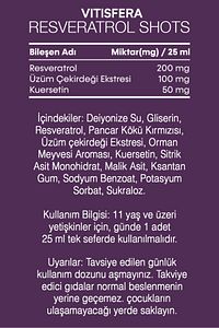 Resveratrol Shot Orman Meyveleri Aromalı 20x25 ml ürün fotoğrafı