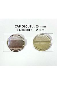 100 Adet 2/1 Langırt Jetonu, Oto Yıkama Jetonu, Jetonlu Oyun Makinaları ürün fotoğrafı