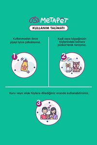 Kediler Için Kolay Tarama Spreyi, Kıtık Açıcı, Tüy Dökümü Dökülme Engelleyici Bakımı Sağlığı Spreyi ürün fotoğrafı