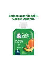 Organik Muzlu Ve Havuçlu Balkabağı Püresi 90 gr ürün fotoğrafı