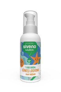 %100 Doğal Çocuk Güneş Losyonu- Leke Karşıtı Antioksidan Nemlendirici Bitkisel Vegan Uva Uvb 50spf ürün fotoğrafı