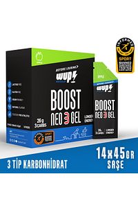 Wup Boost Neo3 Enerji Jeli, 3 Tip Karbonhidrat, Elmalı, 14 Saşe 45 gr ürün fotoğrafı
