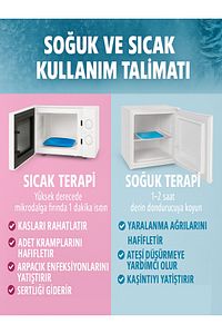 Termojel Sıcak Soğuk Kompres Jel Buz Jeli Isıtıcı Ve Soğutucu Jel 26cmx35 Cm Büyük Boy ürün fotoğrafı