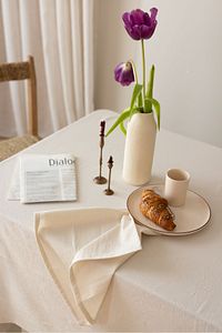 Doku | Organik Ham Keten Masa Örtüsü ürün fotoğrafı