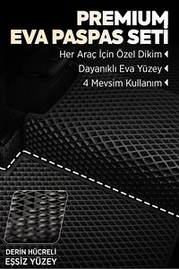 Chery Tiggo 8 Pro Araca Özel Premium Yeni Nesil Akıllı Eva Oto Paspas Seti 1. Sınıf A Kalite ürün fotoğrafı