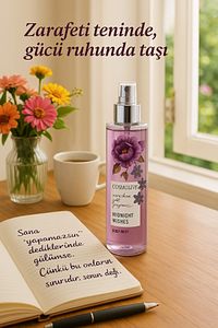 Body Mist | Bombshell | Midnight Wishes | Kadın | Işıltılı | Nemlendirici | Saç Parfümü | 250 ml ürün fotoğrafı