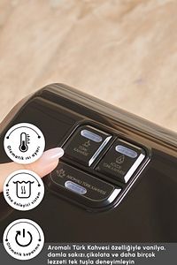 Hatır Hüp Düet İkili Aroma Türk Kahve Makinesi Space Gray ürün fotoğrafı