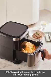 Gourmet 9l Smart Color Screen Geniş Hazne Inox Airfryer ürün fotoğrafı