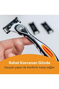 Flex 5 Hybrid Erkek Tıraş Bıçağı 1 Sap 2 Başlık (5 BIÇAK) ürün fotoğrafı