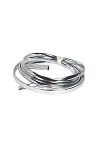 U Tip Geçmeli Krom Nikelaj Şerit Krom Silver Geniş 3 Metre ürün fotoğrafı