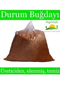 1. Sınıf Işlenmemiş Buğday 3kg - Durum Buğdayı (ELENMİŞ, TOHUMLUK, YEMLİK, ILAÇSIZ TEMİZ BUĞDAY) ürün fotoğrafı