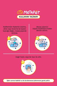 Tüy Döken Kedilere Özel Kuru Bakım Şampuanı, E Vitamini Ve Doğal Yağlar, Döküm Önleyici ürün fotoğrafı