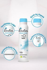 Ocean Fresh Kadın Deodorant 6x150ml ürün fotoğrafı