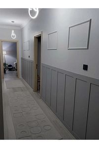 İskandinav Duvar Çıtası 100x7.8cm | Beş Adet Boyanabilir Duvar Çıtası | Lambri ürün fotoğrafı