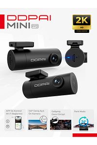 Ddpaı Mını Pro 1296p Uhd 330 Derece Görüş 24 Saat Park Modu Akıllı Araç Kamerası ürün fotoğrafı
