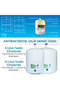 11 Aşama 12 Litre Pompalı Su Arıtma Cihazı ürün fotoğrafı