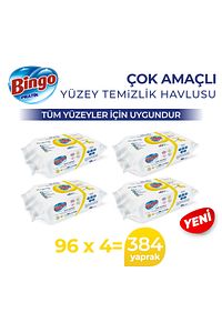 Pratik Yüzey Temizlik Havlusu Limon 96x4 (384 YAPRAK) ürün fotoğrafı