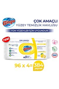 Pratik Yüzey Temizlik Havlusu Limon 96x4 (384 YAPRAK) ürün fotoğrafı