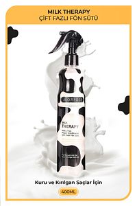Milk Therapy Çift Fazlı Saç Bakım Fön Sütü 400 ml - Besleyici, Koruyucu Etki ürün fotoğrafı