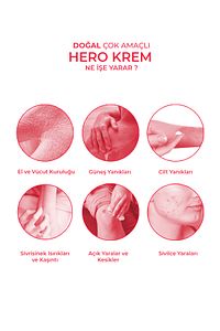 Cilt Bariyeri Onarıcı - Yenileyici & Nemlendirici Çok Amaçlı Hero Cream - %99 Doğal Içerik ürün fotoğrafı
