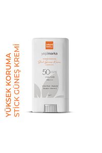 Sun Stick Güneş Kremi 50 Faktör (SPF) Yüz Güneş Kremi - Güneş Koruyucu - Bebek, Çocuk, Yetişkin ürün fotoğrafı