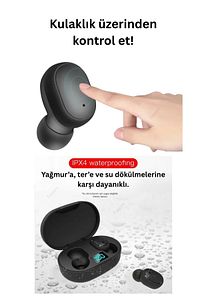 Dots E6s Bluetooth Kulaklık Hd Ses Extra Bass Yüksek Mikrofon Kalitesi ürün fotoğrafı