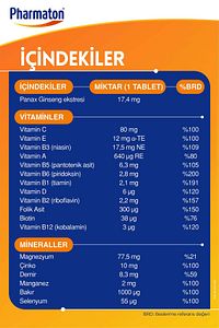 Vitality 30 Tablet ürün fotoğrafı