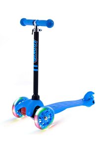 3 Tekerlekli Led Işıklı Scooter Mavi ürün fotoğrafı