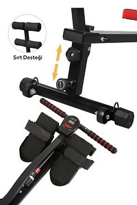 Row Shaper Kondisyon Küreği - Mekik Aleti - Fitness Aleti - Kondisyon Aleti - Alman Tasarım ürün fotoğrafı
