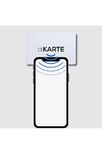 Classic Digital Card - White - Hazır Tasarım 1 ürün fotoğrafı
