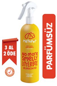Parfümsüz Özel Kedi Kumu Koku Giderici, Doğal Ve Kokusuz/naturel Kedi Tuvaleti Için Sprey, 400 ml ürün fotoğrafı