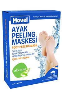 Ayak Peeling Maskesi Çorap Tipi Ölü Derileri Soyan Peeling Çorabı Yüz Temizleyici Tonik Hediyeli ürün fotoğrafı