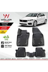 Fiat Egea Uyumlu Paspas 2015 2025 Arası 3d Havuzlu Paspas ürün fotoğrafı