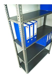 5 Katlı 31x60x200 Cm Galvaniz Çelik Raf - Depo, Arşiv, Kiler, Dosya, Market Rafı ürün fotoğrafı