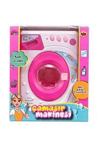 Çocuk Pilli Işıklı Ve Sesli Çamaşır Makinesi 02604 ürün fotoğrafı