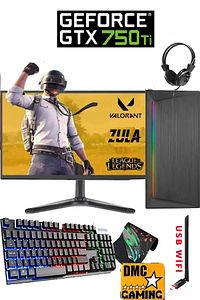 N38x(PUBG,GTA 5) I5-3470,16gb Ram,256gb Ssd,4gb Gtx750ti,19''monitör,oyuncu Masaüstü Bilgisayar ürün fotoğrafı