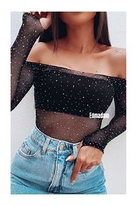 Kadın Siyah Ipli Crop Body Bluz 5250 ürün fotoğrafı