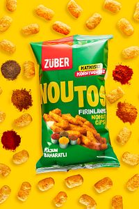 Noutos Fırınlanmış Nohut Cipsi Kajun Baharatlı 55g X 12 Paket ürün fotoğrafı