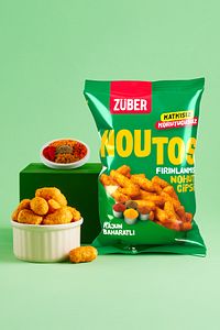 Noutos Fırınlanmış Nohut Cipsi Kajun Baharatlı 55g X 12 Paket ürün fotoğrafı