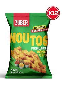 Noutos Fırınlanmış Nohut Cipsi Kajun Baharatlı 55g X 12 Paket ürün fotoğrafı