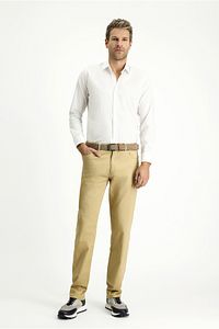 Uzun Kol Slim Fit Dar Kesim Non Iron Ütü Gerektirmeyen Pamuklu Gömlek ürün fotoğrafı