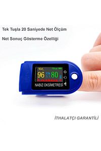 Oksimetre Ölçüm Cihazı - Nabız Ve Oksijen Satürasyon Parmaktan Nabız Ölçer Oksijen ürün fotoğrafı