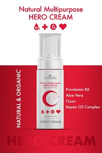 Cilt Bariyeri Onarıcı - Yenileyici & Nemlendirici Çok Amaçlı Hero Cream - %99 Doğal Içerik ürün fotoğrafı