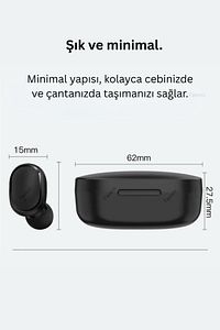 Dots E6s Bluetooth Kulaklık Hd Ses Extra Bass Yüksek Mikrofon Kalitesi ürün fotoğrafı