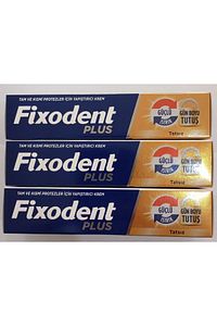 Fıxodent Plus 40 G Diş Protez Yapıştırıcı Krem 3'lü Paket ürün fotoğrafı